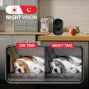 Energizer Smart 1080p Indoor Pan & Tilt Wired Camera, Motion Tracking, Two-Way Conversation, Night Vision, Instant Notifications, Works with Google Home and Alexa, Night Vision, Black