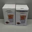 Cereal Dispenser Countertop 2 Pack 5.5 Qt Large Cereal Storage Container Holder Dispenser for Pantry Dry Food Snack Nut Candy Dispenser Countertop Kitchen Organization Storage for Oatmeal Granola (A(Upgrade Materials))