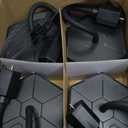 Fly Fans for Tables, Fly Repellent Fan Outdoor Indoor Keep Flies Away, Fly Repellent Fans for Tables with Holographic Blades for Picnic, Party, Restaurant, Kitchen, and BBQ, 4 Pack Black