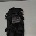 Magnetic Gym Bag for Men - Water Bottle Carrier Holder Bag with Shoulder Strap, 4 Built-in Magnets Gym Gifts for Men (Tactical Black)