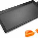24" x 10" Carbon Steel Griddle Pan for 2 Burner Stovetops, Nonstick