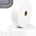 FIVEIZERO 2 Roll Jelly Roll Batting Strip - 2 1/2 Inch Polyester Blend Batting Roll, 70 Yards for Jelly Roll Rugs, Throw Rugs, Braided Rugs, Quilts & Sewing Projects, 1.4mm