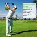 The Connector Golf Training Aid, Golf Swing Trainer for Posture Correction Practice, Golf Swing Training Aid, Golf Training Aids Helps Train Proper Swing Mechanics, Arm Structure