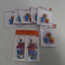 Novelty Erasers Distributed By Seasonal Celebrations Fort Mill 6 PACK, Pop Up Shaker Stickers Distributed By Seasonal Celebrations Fort Mill 2PCS