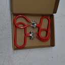 2 Pack Carboy Handle for Smooth Neck 3 Gallon 5 Gallon 6 Gallon 6.5 Gallon Glass Carboys (Red)