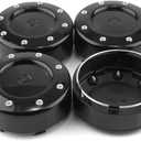 4pcs 3.62in Wheel Center Caps for Mayhem Wheels Center Hubcaps Black Center Cover Replacement(Outer Diameter 3.62in/Clip Diameter 3.35in)