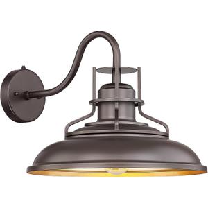 FEMILA Dusk to Dawn 18" ORB Outdoor Barn Light - Waterproof Wall Sconce for Exterior, Garden, Courtyard, & Entryway, 4FY15-1WL-PC ORB