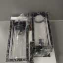 16 inch Dusk to Dawn Outdoor Wall Light - 2 Pack Exterior Waterproof Outside Lighting, Modern Porch Sconces, Wall Mounted Fixtures, Industrial Anti-Rust Matte Black Lantern for Front Door