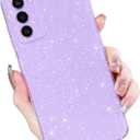MINSCOSE Compatible with Samsung Galaxy S20 FE 5G Case,Cute Neon Bright Color,Glitter Bling Thin Slim Shockproof Silicone Sparkly Cover for Women Girl for Galaxy S20 FE 6.5 INCH-Purple