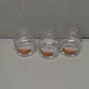 Clear Glass Vase 200 ML 3 Pack