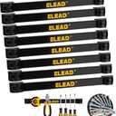 ELEAD 9-Piece 12" Magnetic Tool Holder Storage Organizer - Wall Mount Rack Garage Organization Power Magnet Hanger Workbench Board Slatwall Van Organizers Mounted Hanging Strip
