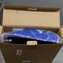 Snow Shovel for Driveway: 48" Ergonomic Dual D-Handles for Less Back Strain - Aluminum Wear Strip Cleaning Shovel - Lightweight and Portable Snow Removal Tool for Car Camping Outdoor (blue)