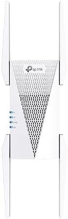 TP-Link RE815X AX5400 WiFi 6 Range Extender w/Ethernet Port | 5.4 Gbps Tri-Band Wireless Repeater Amplifier | Up to 2800 Sq. Ft., 96 Devices | Internet Signal Booster | 160 MHz | APP Setup | OneMesh