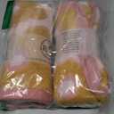 Pidada Hand Towels Set of 2 Floral Pattern 100% Cotton Absorbent Soft Decorative Towel for Bathroom (Pink)