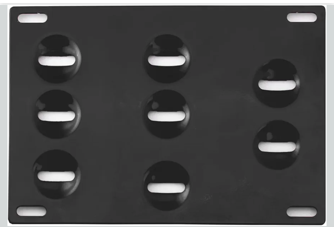 xotic tech Tow Hook License Plate Screw On Mount Bracket Compatible with BMW E90 E91 (Black)