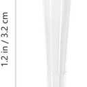 Milisten Floral Stem Water Tubes 50 Pcs Clear Plastic Flower Vials with Pointed Tips for Fresh and Artificial Flowers Arrangements Craft Supplies