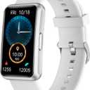 HUAKUA Fitness Tracker No Bluetooth No APP No Phone Needed, Fitness Watch for Men Women Parents IP68 Waterproof with Full Touch Screen Steps Calories Counter Sleep Tracker Alarm Clocks (Gray)