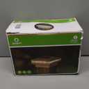 VOLISUN 4x4 Solar Fence - Post Cap Lights 12pack Outdoor Waterproof, Black Deck Post Cap Light with Warm White,for 4x4 Wooden/4x4 Vinyl