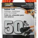 PowerZone Cord EXT OTD OR SJTW 16/2 50FT OR481630