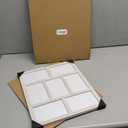 4x6 Picture Frame Collage for Wall Decor, Multiple Photo Collage Frames with Tempered Glass, 7-Opening for 4 x 6 Picture Frames, Rustic White, 1 Pack