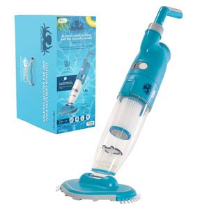 U.S. Pool Supply Handheld Pool Vacuum Cleaner - Manual Rechargeable Pool Vacuum for Above Ground Pools, Hot Tub Spa Vac - Cordless, Powerful Suction, Inground, Scrub Brush Head, Cleaning Leaves Debris U.S. Pool Supply Handheld Pool Vacuum Cleaner - Manual Rechargeable Pool Vacuum for Above Ground Pools, Hot Tub Spa Vac - Cordless, Powerful Suction, Inground, Scrub Brush Head, Cleaning Leaves Debris