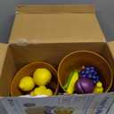 Learning Resources Farmer's Market Color Sorting Set - Play Food for Kids, Toddler Stacking Toys, Grocery and Kitchen Play Toys , Montessori, Fine Motor Skills , Gifts for Boys And Girls