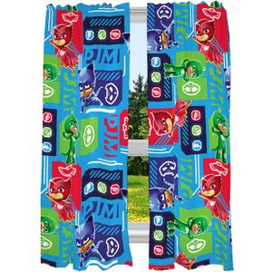 Franco Kids Room Window Curtains Drapes Set, 82 in x 63 in, PJ Masks