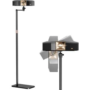 PUTORSEN Universal Projector Stand Height Adjustable & 360 Rotatable Mount with 1/4" Screw, Compatible with Projectors, Cameras, Webcams for Home, Office, and Outdoor Use