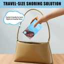 3Pack Nose Strips for Snoring (60 Strips) - Extra Strength Nose Strips for Sleeping, Athletic Nasal Strips for Breathing, Oil & Sweat Proof Adhesive, Universal Fit, Black