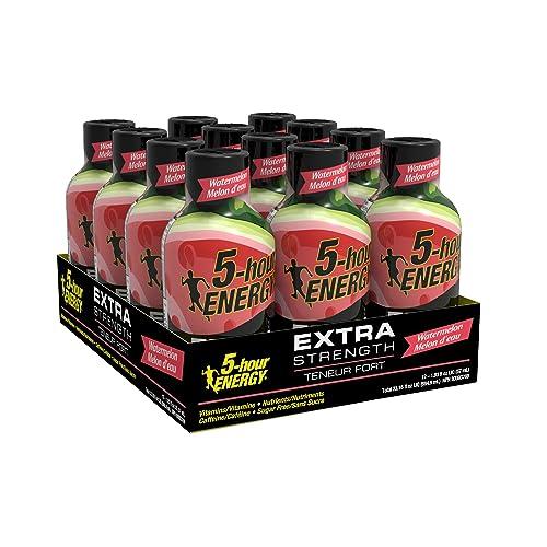 5-Hour Energy Extra Strength Sugar Free Watermelon Energy Shot 1.93 oz (Pack of 12), by 07/26