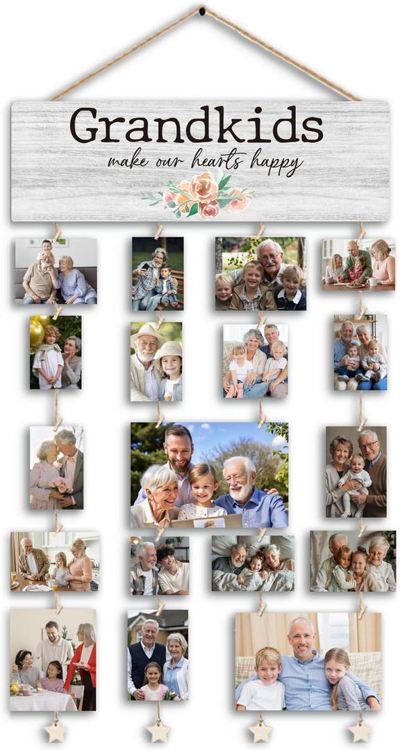 Lacama Grandma Gifts from GrandkidsGifts for Grandma Grandkids Photo FrameGrandchildren Picture FrameGrandmother Birthday Christmas for Grandma, Grandparents Gift