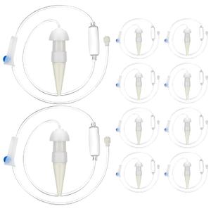 Retisee 12 Pcs Plant Watering StakesAutomatic Watering Plant Stakes with Valve Switch ControlWater dripper for Plants Self Planter Insert for Indoor and Outdoor Houseplant Insert Water