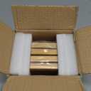 4x4 Picture Frame Set of 4, Matted Brass Simple Modern Brushed Thin Aluminum Metal Square Photo Frame Fits 3x3 with Mat or 4 x 4 without Mat Display For Tabletop or Wall Collage