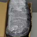 COZY KISS Dog Stairs for Small Dogs 19.7" H, Curved Dog Step for Puppy, Older or Cat, Medium Pet Ramp for Sofa, Couch or Bed, Ladder with High Density Foam, 4 Step, 15.7x28.3x19.7 inch, Grey