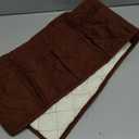 MEHIDFY Armchair Caddy, Waterproof Sofa Armrest Organizer, Non Slip Recliner Organizer, Remote Holder for Recline, Recliner Caddy with 14 Pockets Storage for TV Remote, Phone, Magazine (Brownish Red)