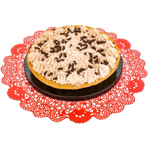 Restaurantware Paper Doilies 4000 Count 12 Inch Red Lace Disposable Placemats for Catering Round Decorative Table Setting Doilies for Desserts