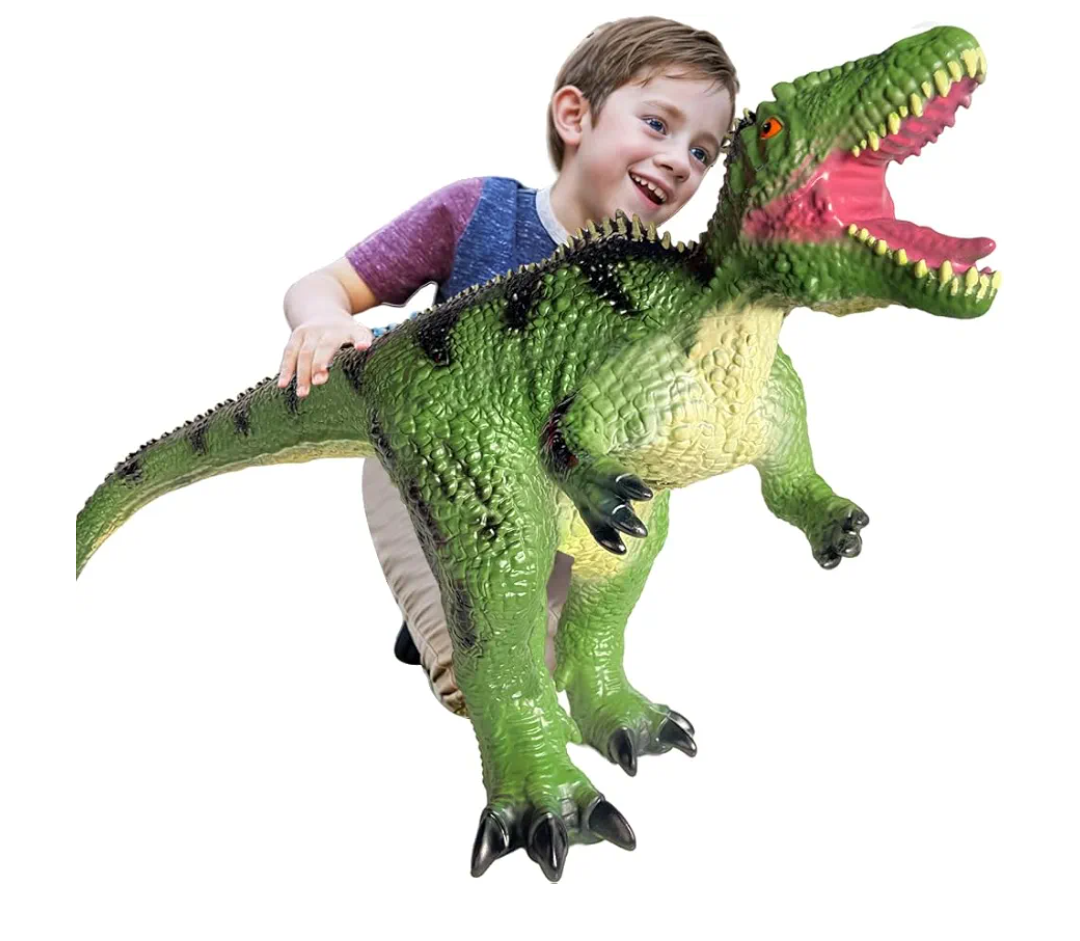 Bundle of Brachiosaurus Toys and Giganotosaurus Toys