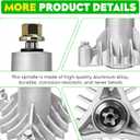 42" Deck Spindle Rebuild Kit for 130794 Spindle, for Craftsman LT1000 LT2000(Only 3 Bolts), 2 Spindles 532130794, 2 Blades 134149, 2 Pulleys 129861 ,1 Idlers 173437, 1 Idlers 173438,1 95 1/2" Belt