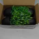 Der Rose Fake Plants 4 Packs Artificial Plants Small Faux Plants Black Bathroom Accessories for Bathroom Home Office Desk Decor Indoor