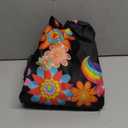 Foruidea Colorful Peace Flower Spare Tire Cover with Backup Camera Hole Wheel Tire Cover Fit Trailer, RV, SUV and Many Vehicle 17inch