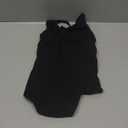 FeelinGirl Shapewear Bodysuit Tummy Control for Women Zip-Up Shapewear Thong Waist V Neck Body Shaper Going Out (Medium, Black)