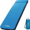 LOSTHORIZON Air & Foam Camping Mattress, Self-Inflating Sleeping Pad, 3" Thick, with Pump Sack, Single