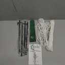 Heavy Duty Steel Tree Stake Kits, Tree Staking and Supports Kits for Young Trees Against Bad Weather, Include 3 PCS Tree Straps for Staking, 4 PCS 11.8 Inch Tree Stakes and 31.2 Feet Rope for Anchoring