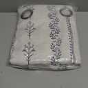 BGment Navy Blue Vintage Floral French Country Curtains 84 Inch Length for Living Room Boho Print Light Filtering Window Curtains & Drapes for Farmhouse Rustic, Each 52 Inch Wide, 2 Panels Set