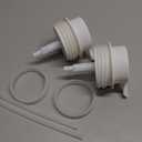 Foam Soap Dispenser Pump 2pcsHead Replacement Spare Plastic Pump Bathroom Countertop