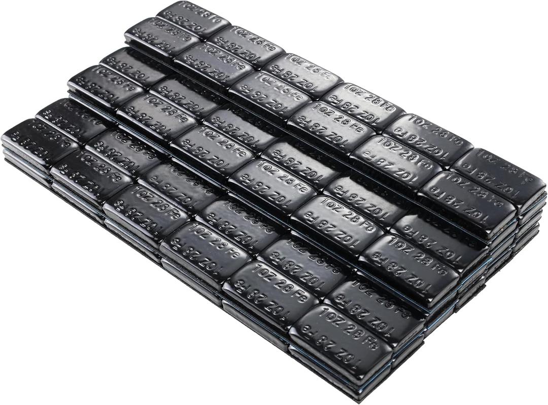 1 oz,Black, 108 pcs Adhesive wheel balance weights for cars, trucks, SUVs, motorcycles, and other vehicles.