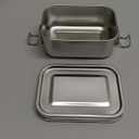 Umigy 8 Pcs Stainless Steel Food Containers 550ml Metal Bento Lunch Box Stainless Steel Food Storage Containers, Lockable Clips to Leak Proof, Reusable Dishwasher Snack Boxes for Work