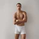 Calvin Klein Mens Cotton Classics 3-Pack Boxer Brief (White, XXL)
