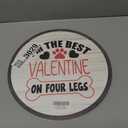 Valentines Day Door Decorations, Valentine Sign for Front Door Indoor Outdoor Porch Wall Decor, Valentine's Day Hanger for Cat Dog Lovers Party Decoration - B07