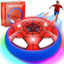 Light-Up Hover Soccer Ball Toy for Kids, Christmas Birthday Gifts for Boys Age 4 5 6 7 8 9 10 11 12 Year Old,Cool Stuff Party Game Gift for Boy 6-8, 8-12 - Gift for 8 Year Old (Battery)